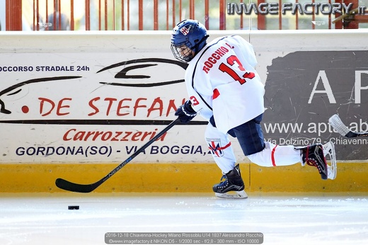 2016-12-18 Chiavenna-Hockey Milano Rossoblu U14 1837 Alessandro Rocchio